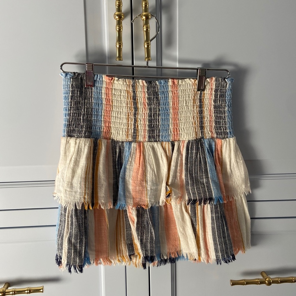 Aerie patterned mini skirt